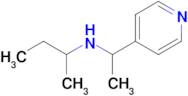 n-(1-(Pyridin-4-yl)ethyl)butan-2-amine