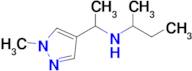 n-(1-(1-Methyl-1h-pyrazol-4-yl)ethyl)butan-2-amine