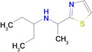 n-(1-(Thiazol-2-yl)ethyl)pentan-3-amine