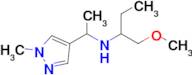 1-Methoxy-N-(1-(1-methyl-1h-pyrazol-4-yl)ethyl)butan-2-amine