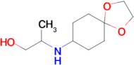 2-((1,4-Dioxaspiro[4.5]decan-8-yl)amino)propan-1-ol