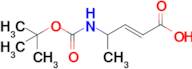 (E)-4-((Tert-butoxycarbonyl)amino)pent-2-enoic acid