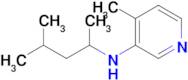 4-Methyl-N-(4-methylpentan-2-yl)pyridin-3-amine