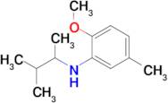 2-Methoxy-5-methyl-N-(3-methylbutan-2-yl)aniline