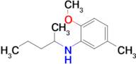 2-Methoxy-5-methyl-N-(pentan-2-yl)aniline