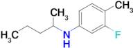 3-Fluoro-4-methyl-N-(pentan-2-yl)aniline