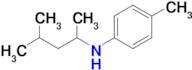 4-Methyl-N-(4-methylpentan-2-yl)aniline