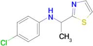 4-Chloro-N-(1-(thiazol-2-yl)ethyl)aniline