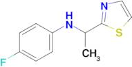 4-Fluoro-N-(1-(thiazol-2-yl)ethyl)aniline