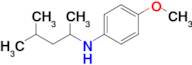 4-Methoxy-N-(4-methylpentan-2-yl)aniline