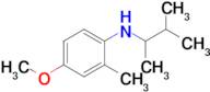 4-Methoxy-2-methyl-N-(3-methylbutan-2-yl)aniline