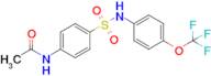 n-(4-(n-(4-(Trifluoromethoxy)phenyl)sulfamoyl)phenyl)acetamide