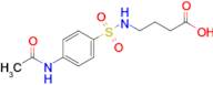 4-((4-Acetamidophenyl)sulfonamido)butanoic acid