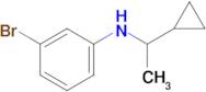 3-Bromo-N-(1-cyclopropylethyl)aniline