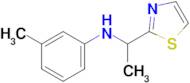 3-Methyl-N-(1-(thiazol-2-yl)ethyl)aniline