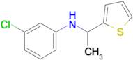 3-Chloro-N-(1-(thiophen-2-yl)ethyl)aniline