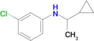 3-Chloro-N-(1-cyclopropylethyl)aniline