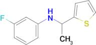 3-Fluoro-N-(1-(thiophen-2-yl)ethyl)aniline