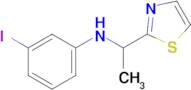 3-Iodo-N-(1-(thiazol-2-yl)ethyl)aniline