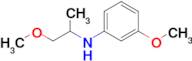 3-Methoxy-N-(1-methoxypropan-2-yl)aniline