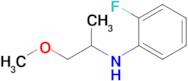 2-Fluoro-N-(1-methoxypropan-2-yl)aniline