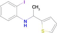 2-Iodo-N-(1-(thiophen-2-yl)ethyl)aniline