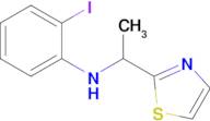 2-Iodo-N-(1-(thiazol-2-yl)ethyl)aniline