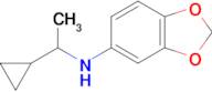 n-(1-Cyclopropylethyl)benzo[d][1,3]dioxol-5-amine