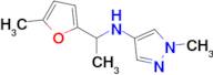 1-Methyl-N-(1-(5-methylfuran-2-yl)ethyl)-1h-pyrazol-4-amine