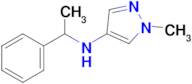 1-Methyl-N-(1-phenylethyl)-1h-pyrazol-4-amine