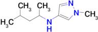 1-Methyl-N-(4-methylpentan-2-yl)-1h-pyrazol-4-amine