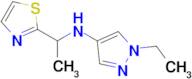 1-Ethyl-N-(1-(thiazol-2-yl)ethyl)-1h-pyrazol-4-amine