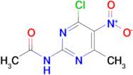 n-(4-Chloro-6-methyl-5-nitropyrimidin-2-yl)acetamide