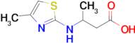 3-((4-Methylthiazol-2-yl)amino)butanoic acid