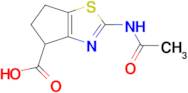 2-Acetamido-5,6-dihydro-4h-cyclopenta[d]thiazole-4-carboxylic acid