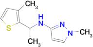 1-Methyl-N-(1-(3-methylthiophen-2-yl)ethyl)-1h-pyrazol-3-amine