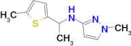 1-Methyl-N-(1-(5-methylthiophen-2-yl)ethyl)-1h-pyrazol-3-amine