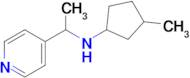 3-Methyl-N-(1-(pyridin-4-yl)ethyl)cyclopentan-1-amine