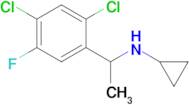 n-(1-(2,4-Dichloro-5-fluorophenyl)ethyl)cyclopropanamine