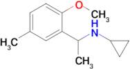 n-(1-(2-Methoxy-5-methylphenyl)ethyl)cyclopropanamine