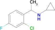 n-(1-(2-Chloro-4-fluorophenyl)ethyl)cyclopropanamine