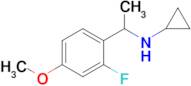 n-(1-(2-Fluoro-4-methoxyphenyl)ethyl)cyclopropanamine