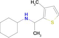 n-(1-(3-Methylthiophen-2-yl)ethyl)cyclohexanamine