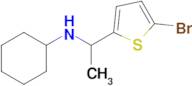 n-(1-(5-Bromothiophen-2-yl)ethyl)cyclohexanamine