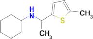 n-(1-(5-Methylthiophen-2-yl)ethyl)cyclohexanamine