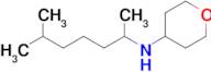 n-(6-Methylheptan-2-yl)tetrahydro-2h-pyran-4-amine