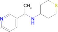 n-(1-(Pyridin-3-yl)ethyl)tetrahydro-2h-thiopyran-4-amine