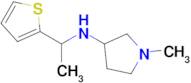 1-Methyl-N-(1-(thiophen-2-yl)ethyl)pyrrolidin-3-amine