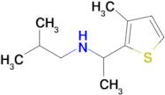 2-Methyl-N-(1-(3-methylthiophen-2-yl)ethyl)propan-1-amine