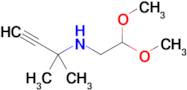 n-(2,2-Dimethoxyethyl)-2-methylbut-3-yn-2-amine